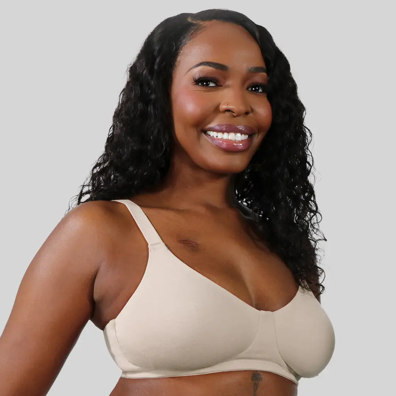 122 Classic Cotton Bra - Honey