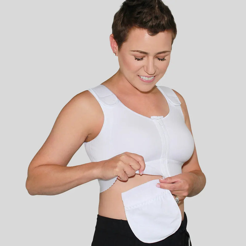 519 Compression Bra - White
