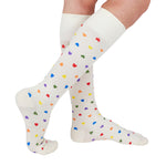 Rejuva Heart Pattern 15-20 mmHg Knee High Compression Sock