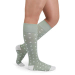 Rejuva Heart Pattern 15-20 mmHg Knee High Compression Sock