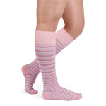 Rejuva Stripe 15-20 mmHg Knee High Compression Sock