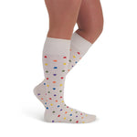 Rejuva Heart Pattern 15-20 mmHg Knee High Compression Sock
